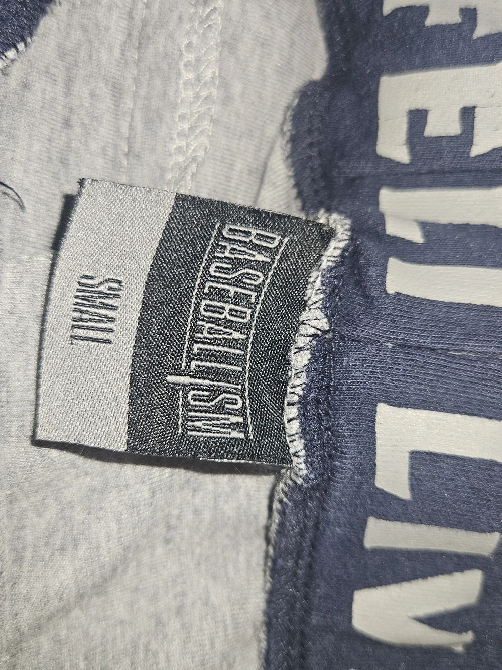 Men's Grey Baseballism Joggers with Navy Accents